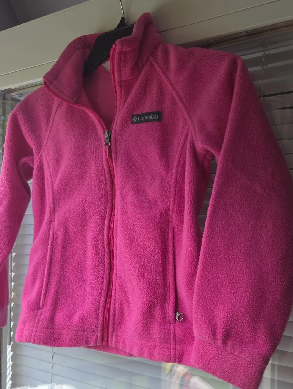 Columbia Kids Pink Full-Zip Fleece Jacket